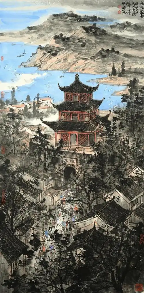 "书画之道 在明明德"——胡明德的山水画之美