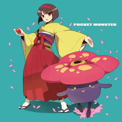 宠物小精灵 口袋妖怪 神奇宝贝 莉佳 霸王花