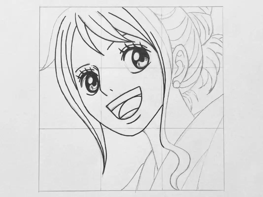 手把手教你画7915海贼王～娜美 工具:勾线笔,铅笔 #海贼王# #娜美