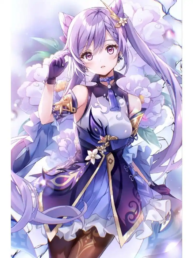 二次元美图|《原神》刻晴 作品整理自pixiv,侵删