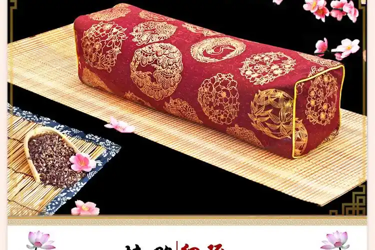 仿古老式枕头梦逸美和风颈椎颈椎方形古代荞麦枕头仿古老式宫廷单人