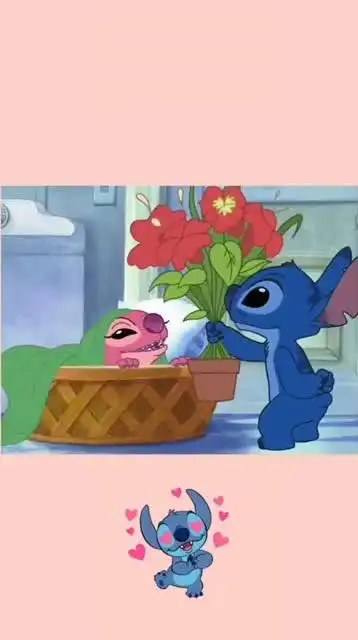 史迪仔和安琪也太甜了