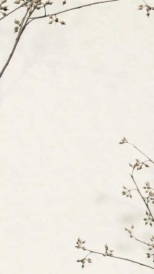 干枝psd文本空间米色背景图片id: 703182