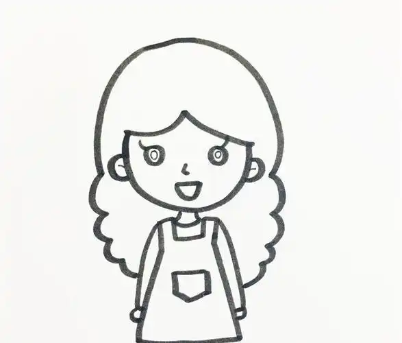 妈妈的发型创意简笔画集