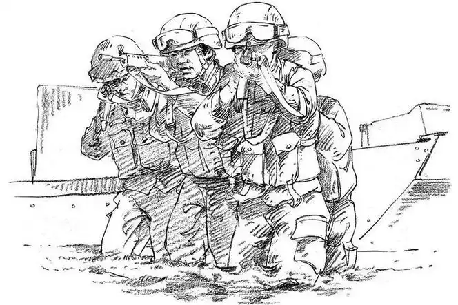 东风漫画|67当军营风景变成一幅幅素描图