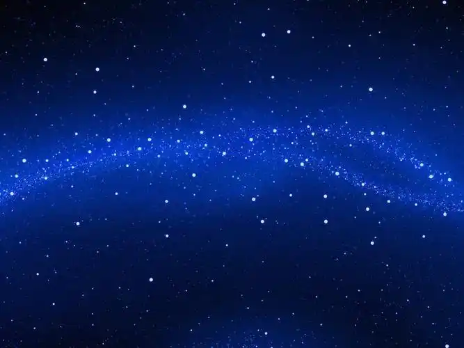 超精美欧美科技蓝色星空季度月度半年年终总结年中个人总结计划动态