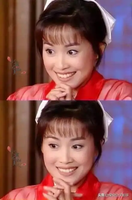 梁小冰在扮演祝英台时,贡献了非一般的演技.