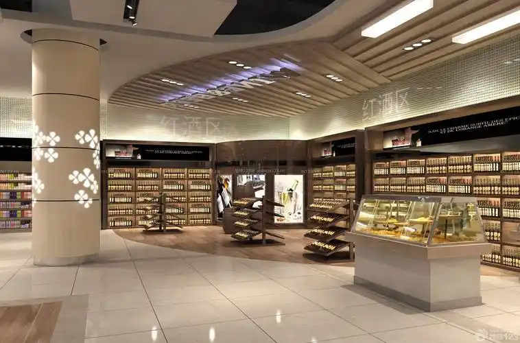 商场过道玄关柱子装修效果图