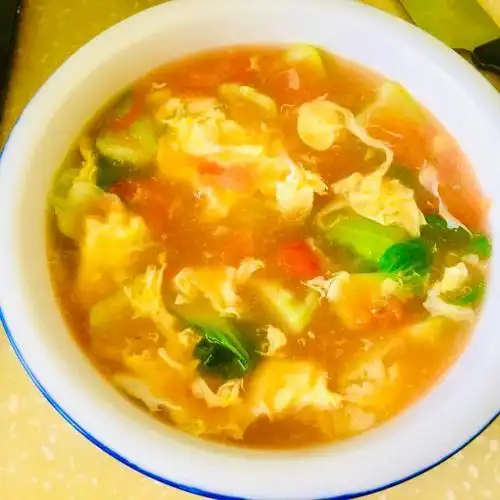 西红柿鸡蛋青菜汤,做法简单又好喝