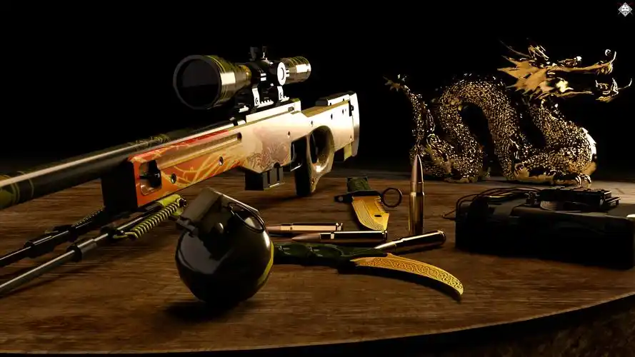 传说百战穿金甲 《cs:go》龙狙壁纸给足排面