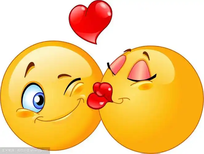 亲吻的表情符号