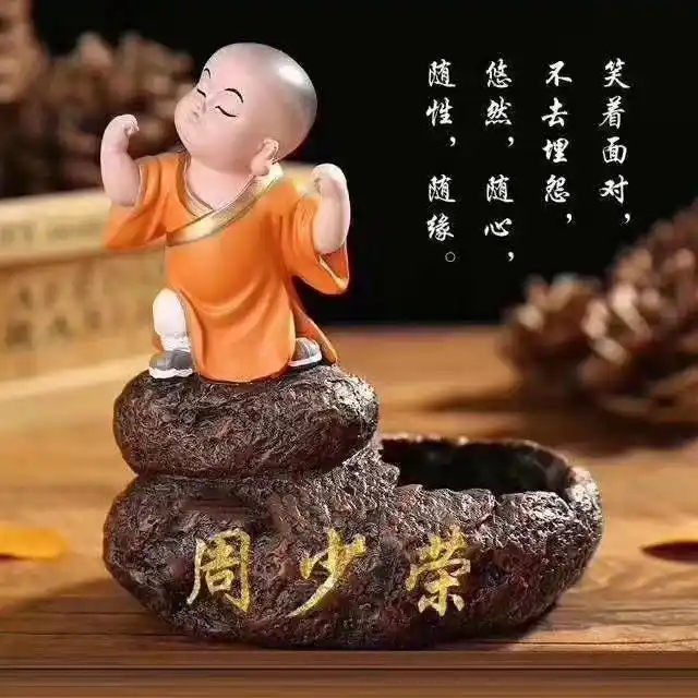 神态各异生动形象的佛系小和尚微信头像