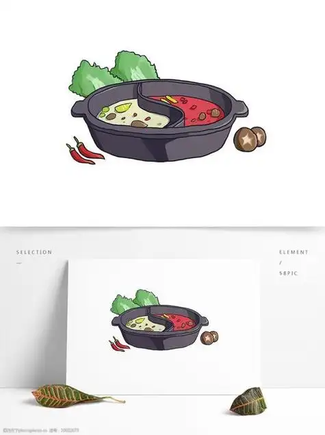 鸳鸯锅简笔画鸳鸯锅简笔画图片