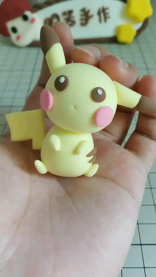 轻粘土制作宝可梦皮卡丘