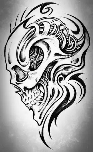 十二张黑暗系设计手绘稿分享