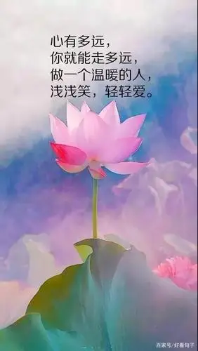 周二早安佛说的经典禅语,领悟人生哲理句子