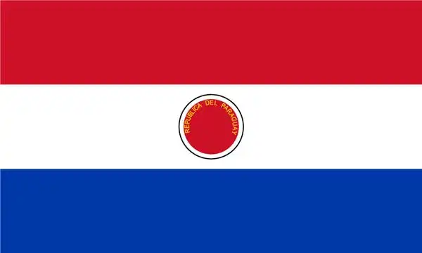展开全部 巴拉圭国旗是一面三色旗,由红,白,蓝三横条组成.