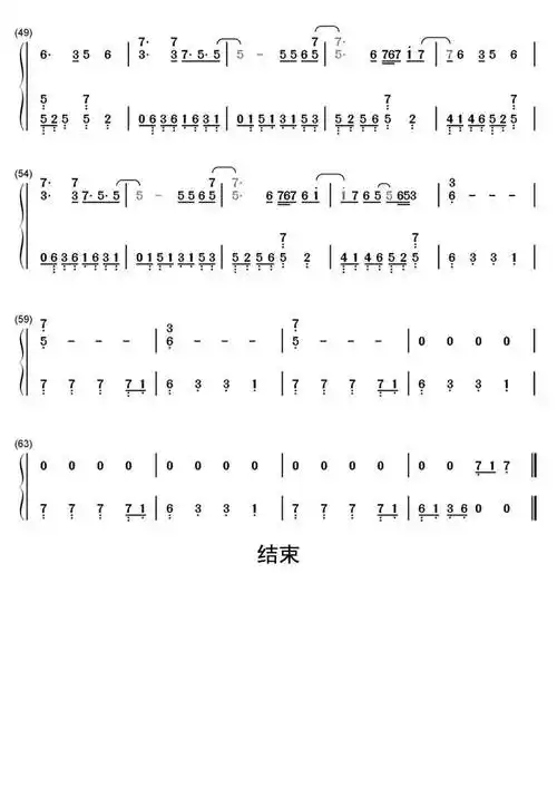 intheend钢琴简谱乐谱