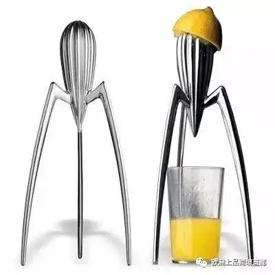 又像蜘蛛的器皿,很难挤出柠檬汁,还不如去买价格只有一半的电动榨汁机