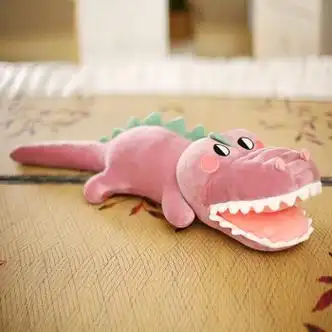 京佳鳄鱼抱枕公仔毛绒玩具大号枕头抱着睡觉床上长条男女孩布娃娃玩偶