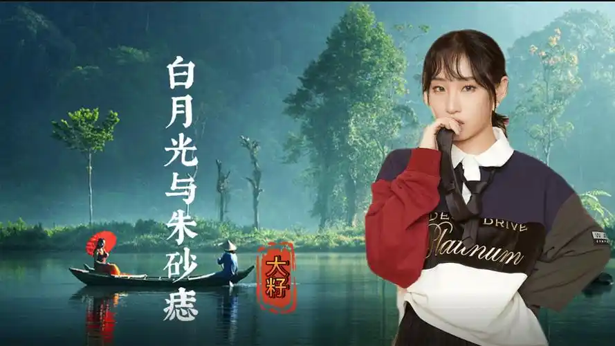 大籽一首伤感民谣《白月光与朱砂痣》动人的旋律,百听不厌