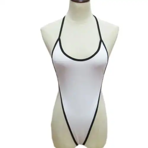 跨境情趣性感内衣ebay亚马逊速卖通三点式连体比基尼真人诱惑套装