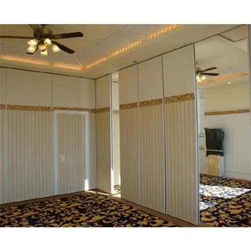 深圳东莞惠州酒店装修移动隔断墙活动屏风吊轨折叠隔断厂家