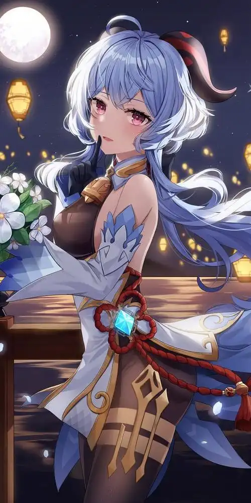 原神甘雨壁纸高清竖屏最美大全-甘雨高清壁纸一览-晨飞手游网