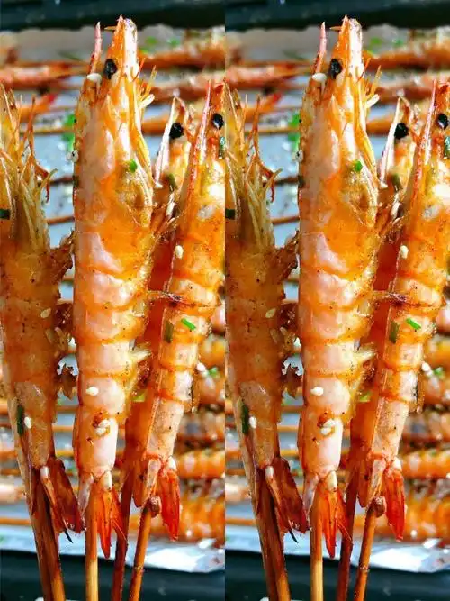 椒盐烤虾