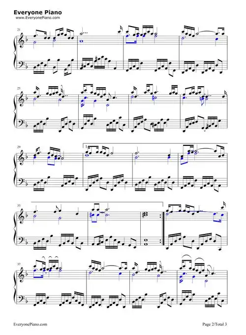 身骑白马-徐佳莹五线谱预览2-钢琴谱文件(五线谱,双手简谱,数字谱