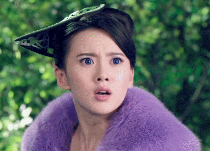 美女放下魅果紫色衣服瞪眼江铠同gif动图_动态图_表情包下载_soogif