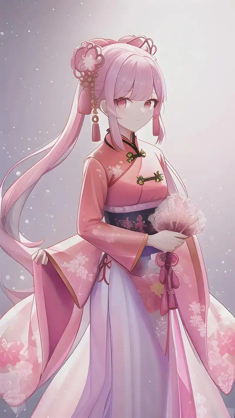 二次元美图壁纸大全 #唯美古风壁纸 动漫小桃心 - 抖音