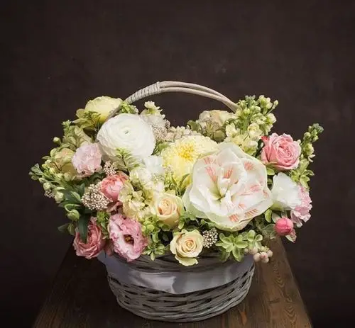 这才是花篮的正确打开方式,花艺师必看!_素材