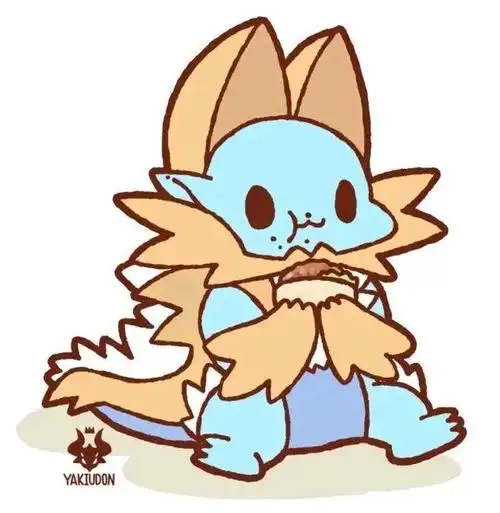 送给大家一组可爱的雷狼龙图片