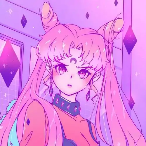 93美少女战士头像9078907890梦幻浪漫粉紫色#美少女战士