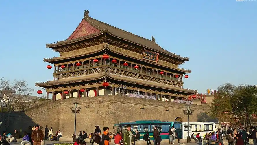 星期天我去扫街4---古城西安--鼓楼--西大街