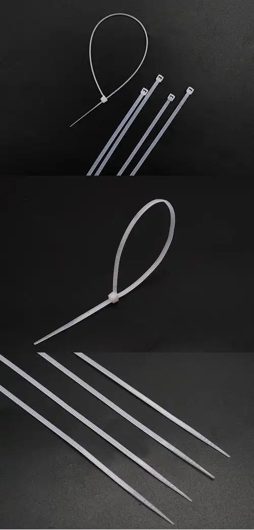 尼龙塑料家用扎带4*200卡扣强力束线带绳电线室内捆绑带扎线带