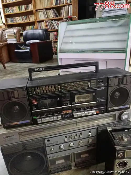 品相完好7080年代日本原装进口索尼sony双卡录音机