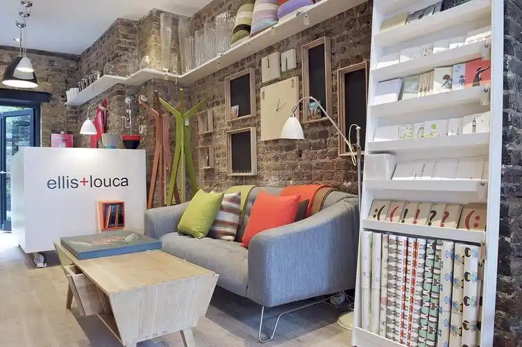 小店面室内墙砖背景墙装潢设计效果图