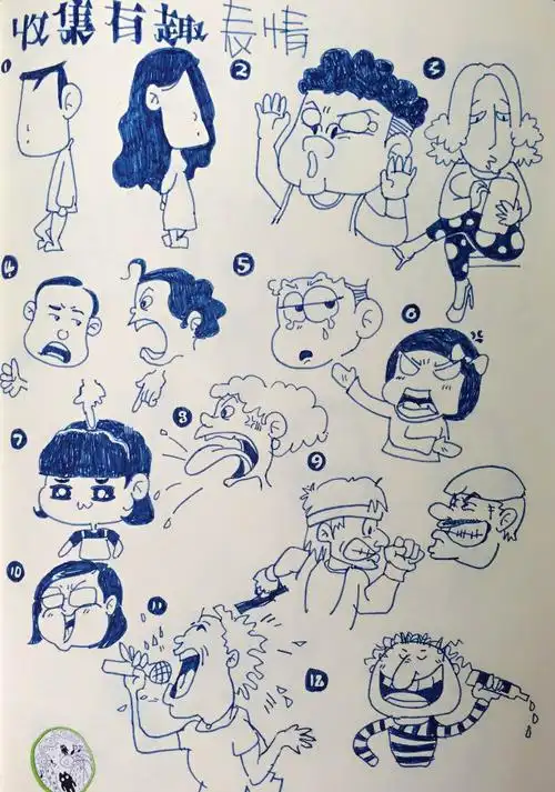 插画中喜怒哀乐是什么