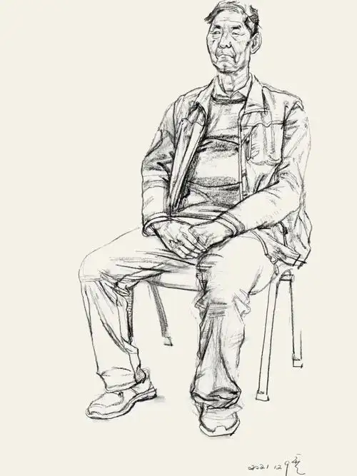 中国传媒大学教授李宽速写3