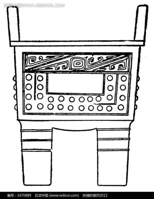 鼎的形状简笔画 简笔画图片大全-普车都