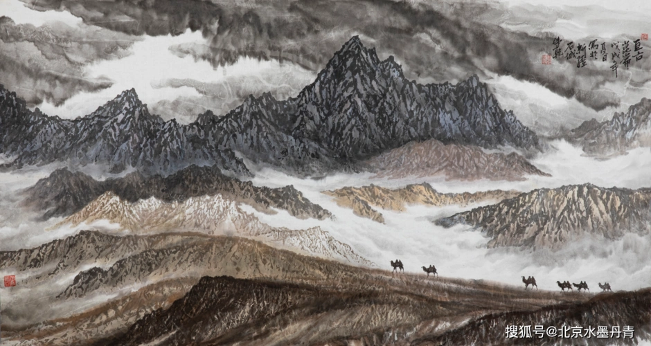 山水画在中国文人看来是"天人合一"的精神载体.