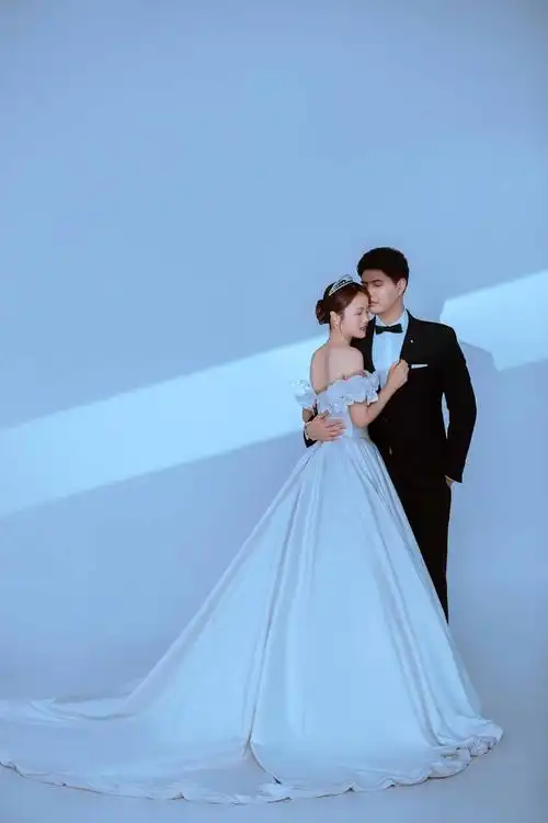 雨丝内景杭州婚纱照韩式光影风