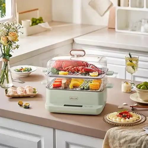 劳保日用>生活电器>厨房小家电>小熊(bear)>小熊电蒸锅dzg-c90g3>优惠