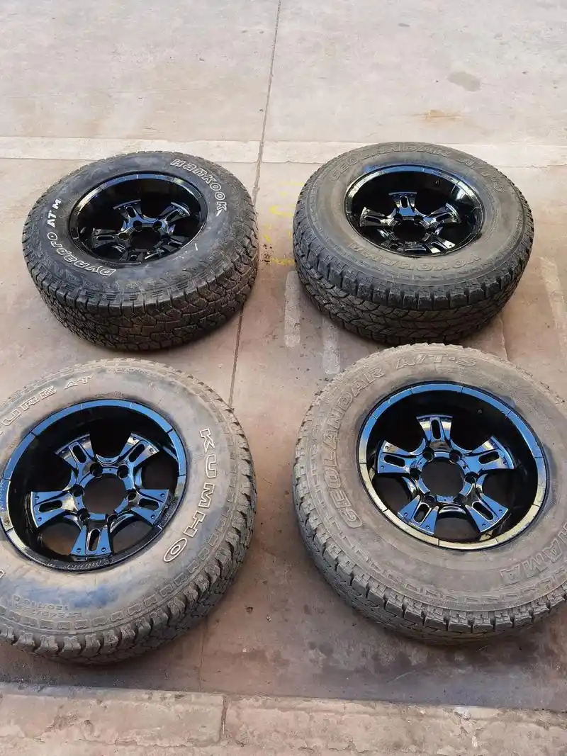 负值轮毂15/16寸.#拆车件 三菱猎豹全系,钢制轮毂五个, - 抖音