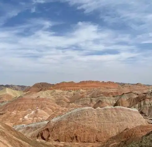 甘肃张掖丹霞地貌:自然与历史的综合旅游胜地