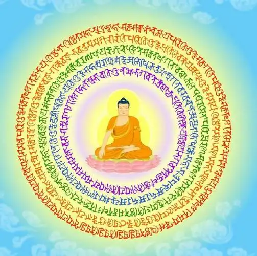 【楞严咒古版咒轮】