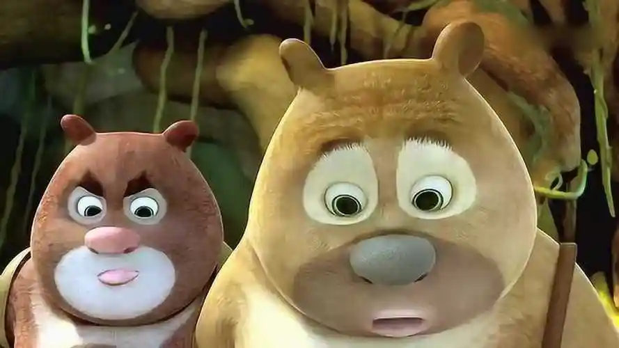 熊熊乐园:熊二认不清上学的路,一直哭