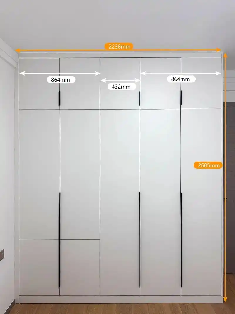 分段式五门衣柜,简 - 抖音